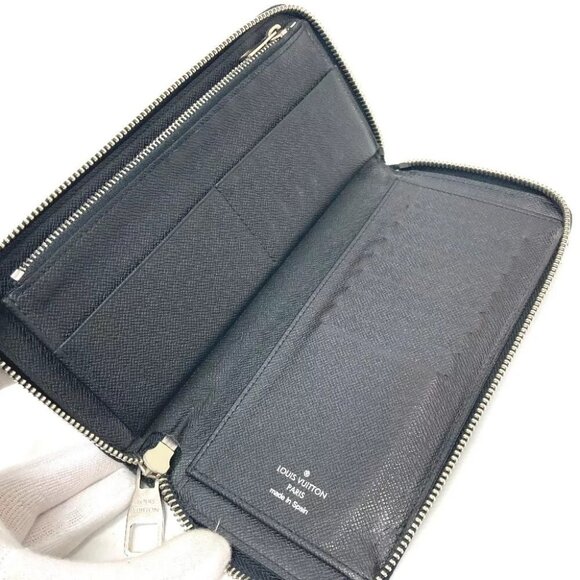 LOUIS VUITTON N63095 Zippy Wallet-Vertical Long Wallet Black/SilverHardware - Picture 11 of 16